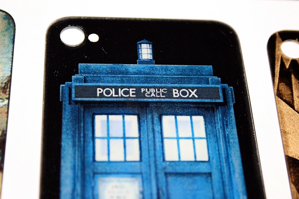 TARDIS iPhoneback glass